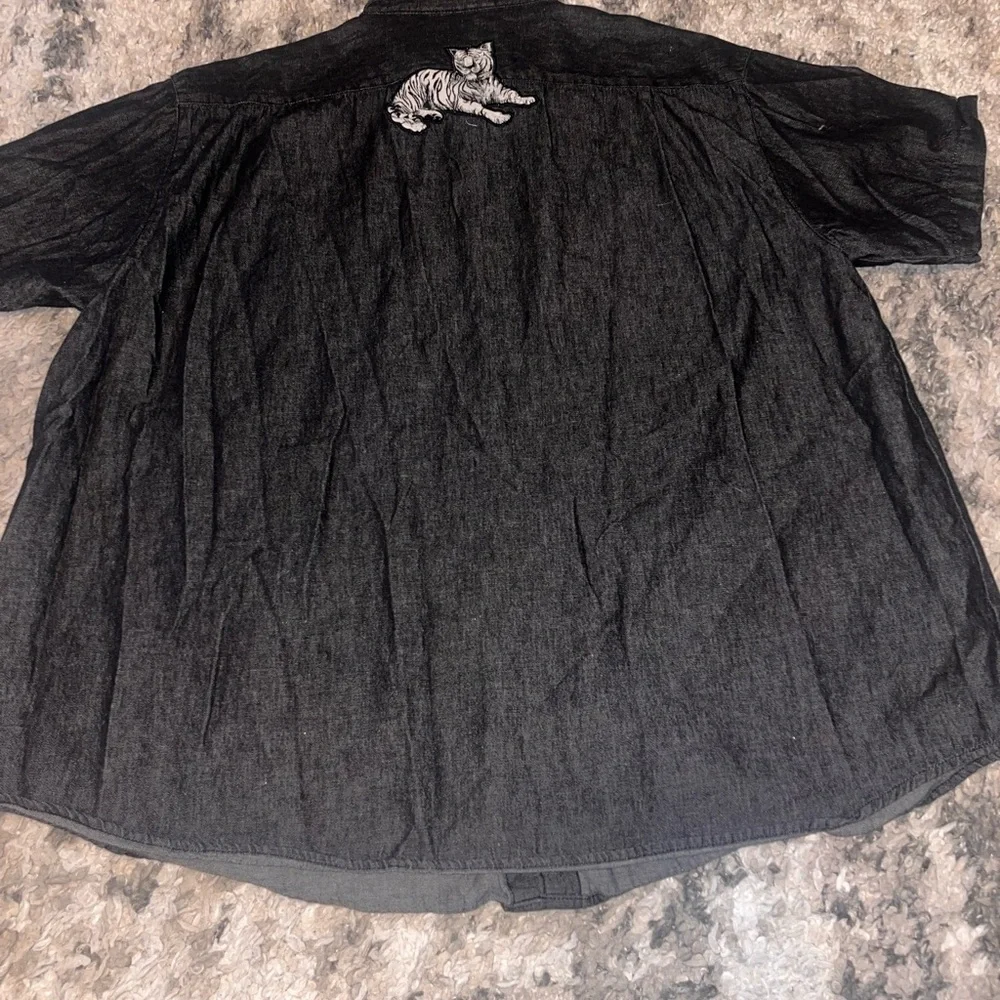 Quaker factory Safari Animal Print Shirt streetwear - Picture 5 of 6